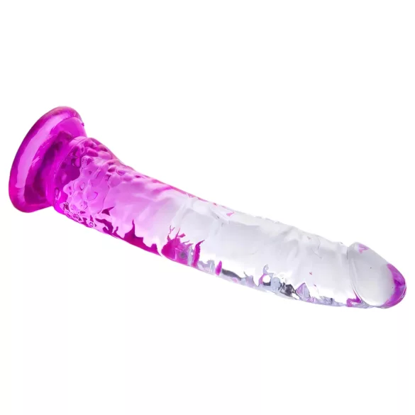 Lonely Lance - dildo med sugpropp - lila transparent