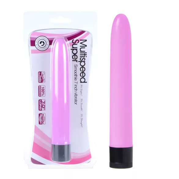 Lonely Multispeed - steglös stavvibrator (rosa)