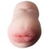 Lonely 2in1 - masturbator - vagina och mun - realistisk silikon - natur