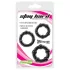 Lonely Stay Hard - penisring set - 3-pack - svart