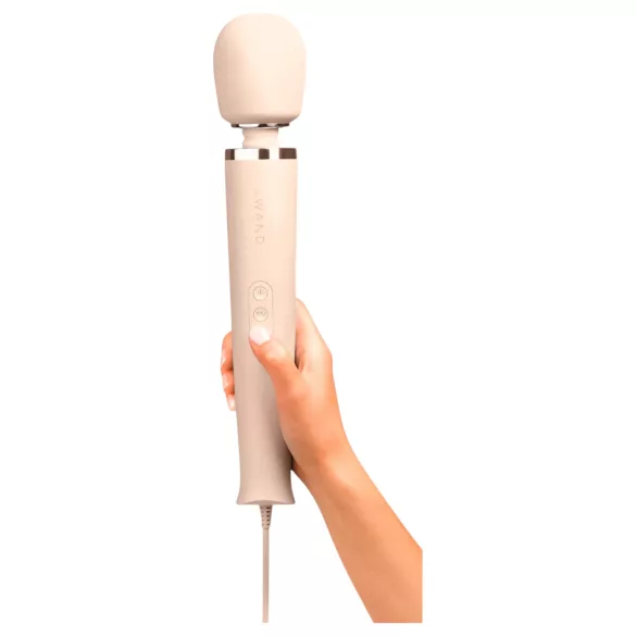 le Wand - massagevibrator med sladd - exklusiv - beige