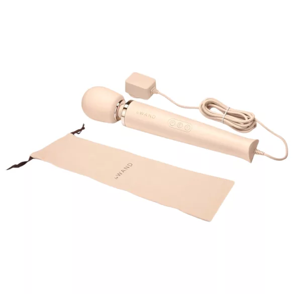 le Wand - massagevibrator med sladd - exklusiv - beige
