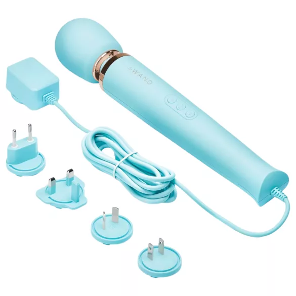le Wand - massagevibrator - nätansluten - blå
