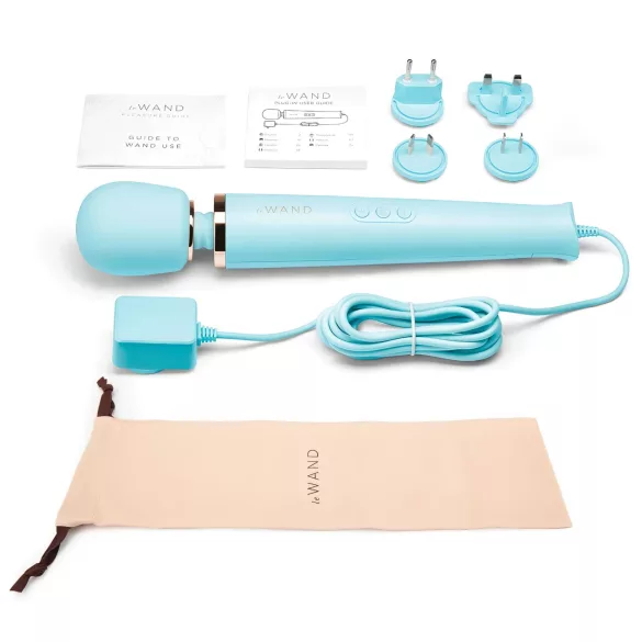 le Wand - massagevibrator - nätansluten - blå