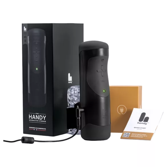 The Handy 1.1 - masturbator för män - appstyrd VR - svart