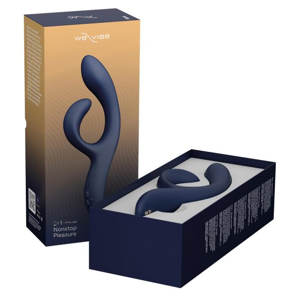 We-Vibe Nova 2 - vibrator med klitorisstimulator - uppladdningsbar - blå