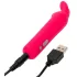 Happyrabbit - vibratorbullet - kanindesign - uppladdningsbar silikon rosa
