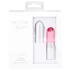 Pillow Talk Lusty - uppladdningsbar stavvibrator med tungfunktion (vit/rosa)