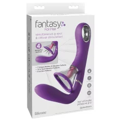   Fantasy For Her - G-punkt och klitorisstimulator vibrator med 4 motorer - lila