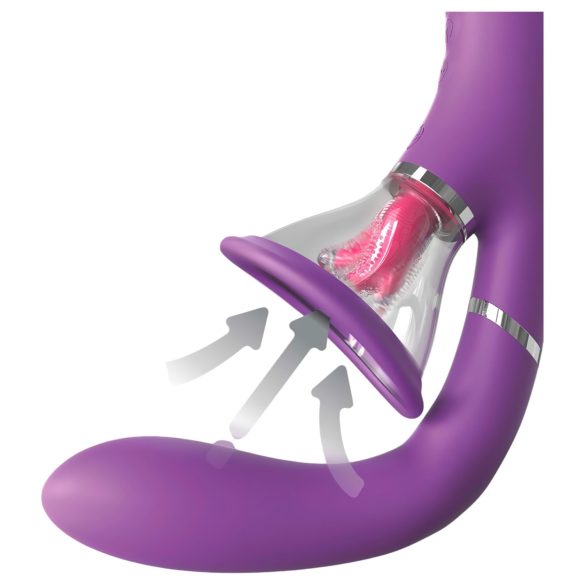 Fantasy For Her - G-punkt och klitorisstimulator vibrator med 4 motorer - lila
