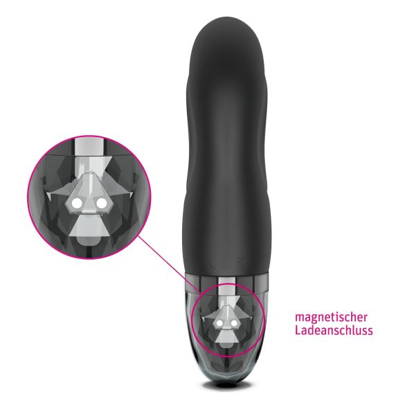 mystim Hop Hop Bob E-Stim - uppladdningsbar elektro vibrator (svart)