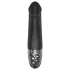 mystim - elektro vibrator med e-stim - uppladdningsbar - svart