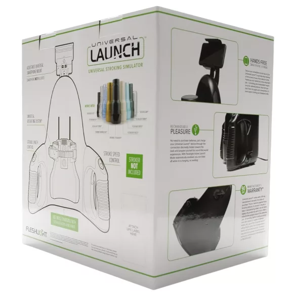 Fleshlight - masturbatoradapter - universal - svart