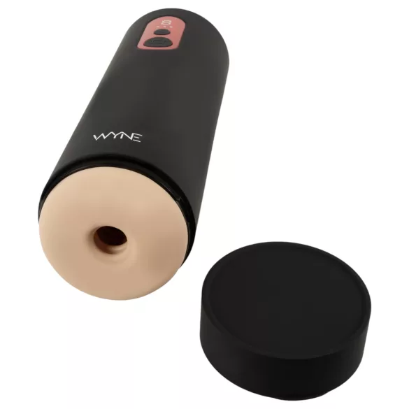 WYNE 08 upp‑och‑ned‑rörlig pulserande masturbator med LED‑display
