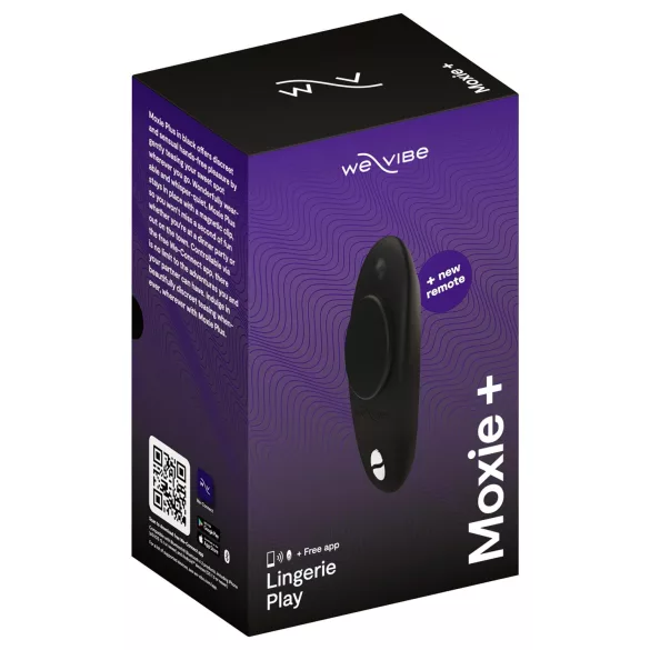 We-Vibe Moxie+ - Klitorisvibrator med app- och fjärrkontroll (svart)