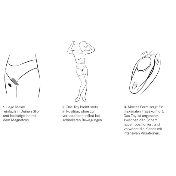 We-Vibe Moxie+ - trådlös, smart klitorisstimulator (turkos)
