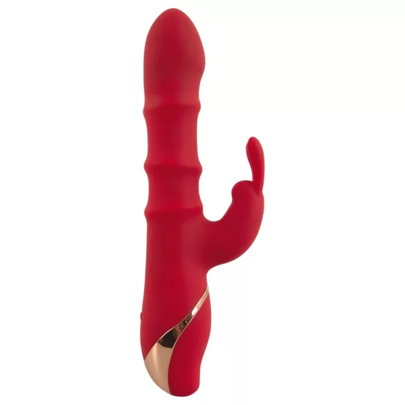 You2Toys Rabbit - rabbitvibrator med rörlig ring - röd