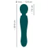 You2Toys Grande - uppladdningsbar vibrator - massagestav - grön