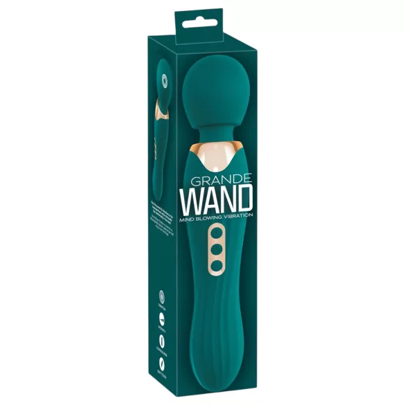 You2Toys Grande - uppladdningsbar vibrator - massagestav - grön