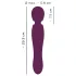 You2Toys Grande - uppladdningsbar massagevibrator - röd