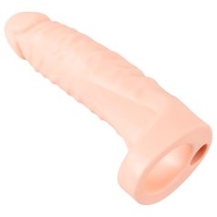   Realistixxx Double Fucker - påsättbar analvibrator (naturfärgad)