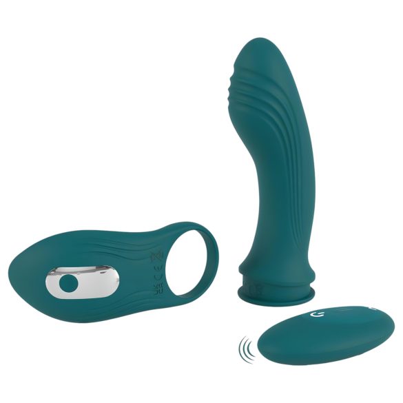 Val av par - 3-i-1 justerbar vibrator (turkos)
