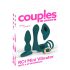 Couples Choice - vibrator för par med fjärrkontroll - 4 i 1 - turkos