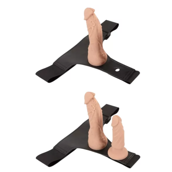 You2Toys - strap-on dildo set - naturfärg