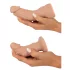 You2Toys - strap-on dildo set - naturfärg