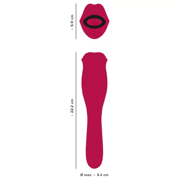 You2Toys - 2-i-1 tungvibrator (rosa)