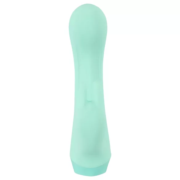 Cuties Mini 4 - uppladdningsbar klitorisvibrator med kaninöron (grön)