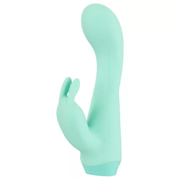 Cuties Mini 4 - uppladdningsbar klitorisvibrator med kaninöron (grön)