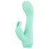 Cuties Mini 4 - uppladdningsbar klitorisvibrator med kaninöron (grön)