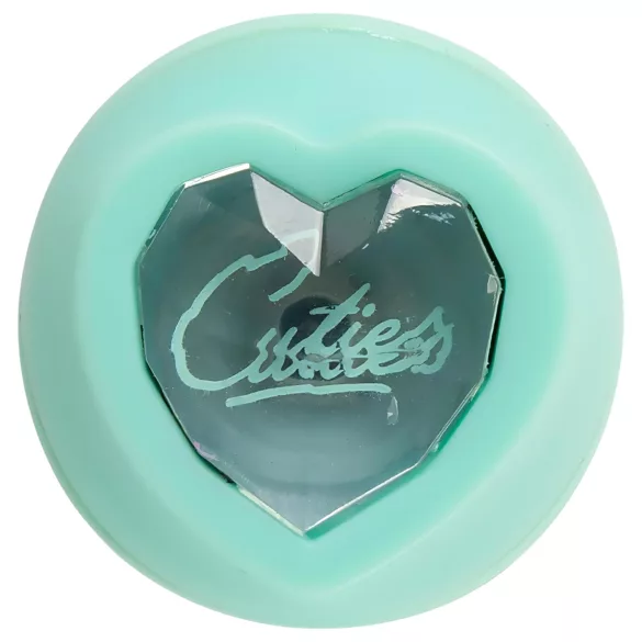 Cuties Mini 4 - uppladdningsbar klitorisvibrator med kaninöron (grön)