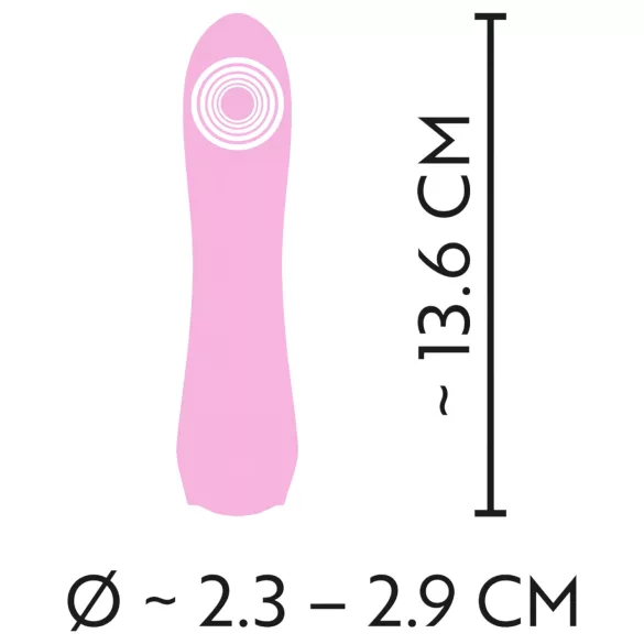 Cuties - minivibrator - uppladdningsbar, vattentät - rosa