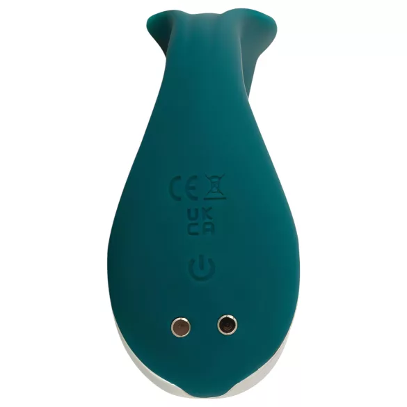 SMILE Hands-free - bärbar, insättbar vibrator (turkos)