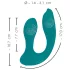 SMILE Hands-free - bärbar, insättbar vibrator (turkos)