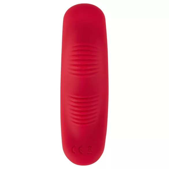 Smile - fjärrstyrd knipkulor vibrator trådlös uppladdningsbar röd