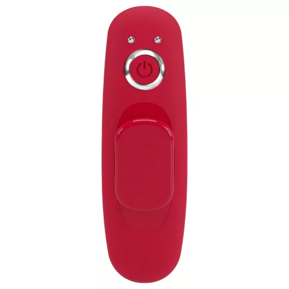 Smile - fjärrstyrd knipkulor vibrator trådlös uppladdningsbar röd