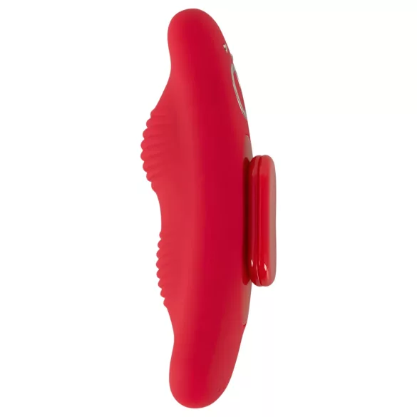 Smile - fjärrstyrd knipkulor vibrator trådlös uppladdningsbar röd