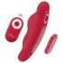 Smile - fjärrstyrd knipkulor vibrator trådlös uppladdningsbar röd