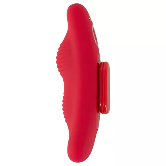 Smile - fjärrstyrd knipkulor vibrator trådlös uppladdningsbar röd