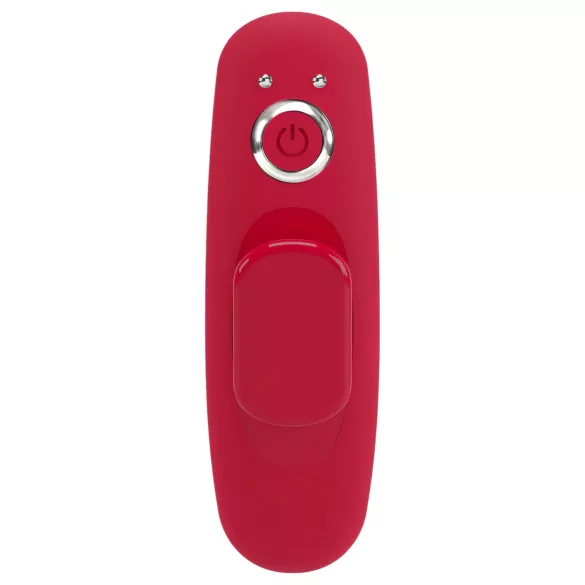 Smile - fjärrstyrd knipkulor vibrator trådlös uppladdningsbar röd