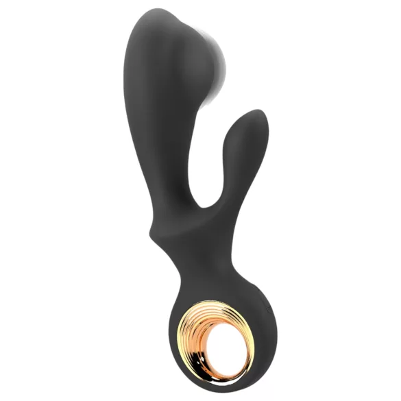 Eternal - vibrator med uppblåsbar klitorisstimulans - svart