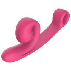 Snail Vibe Curve - 2-i-1 klitorisstimulator (rosa)