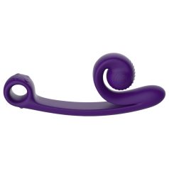   Snail Vibe Curve - vibrator med klitorisstimulator - 2i1 - lila