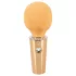 You2Toys - mini wand vibrator - uppladdningsbar - gul