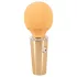 You2Toys - mini wand vibrator - uppladdningsbar - gul