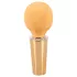 You2Toys - mini wand vibrator - uppladdningsbar - gul