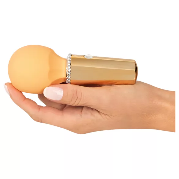You2Toys - mini wand vibrator - uppladdningsbar - gul